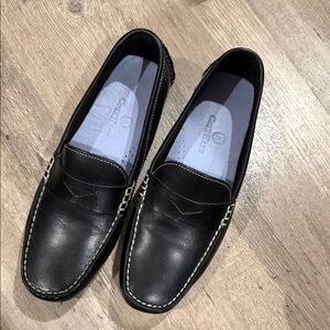 Black Leather Loafers